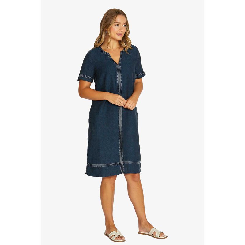 Jump Tack Stitch Dress image number 3